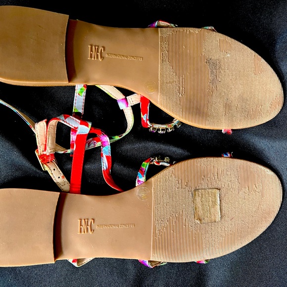 I-N-C  gem studded sandals - Picture 6 of 7